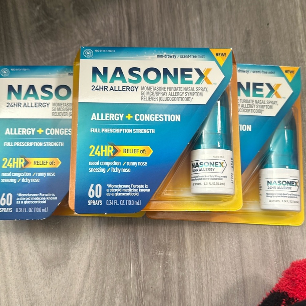 3 Nasonex 24hr allergy